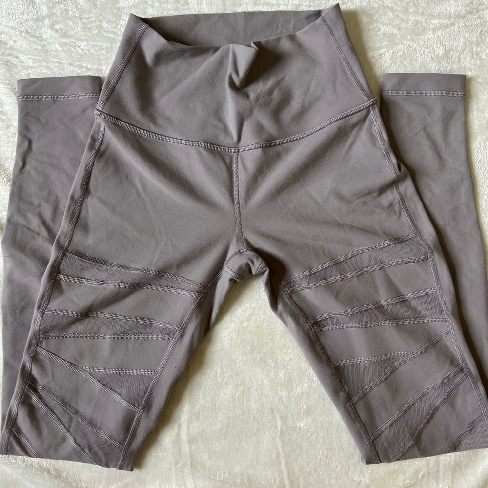 Lululemon High Rise Mesh Leggings
